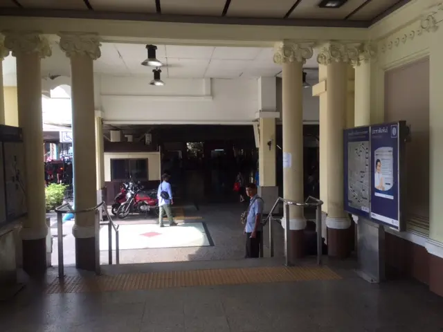 バンコク駅 MRTフアランポーン駅 地上