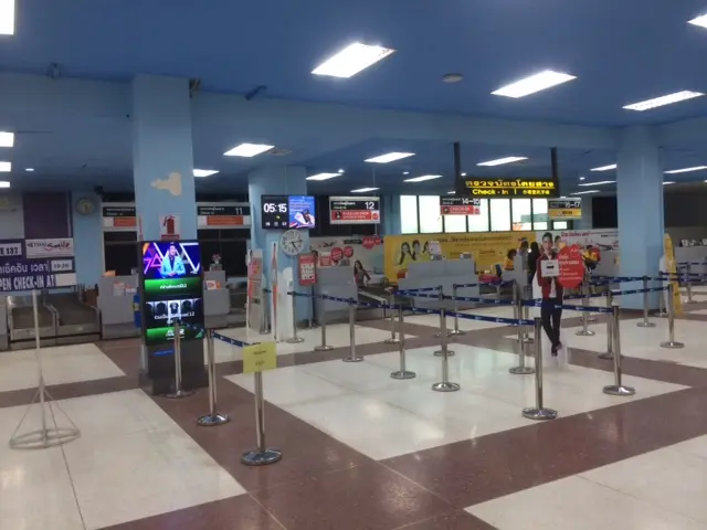 チェンライ国際空港 チェックインカウンター