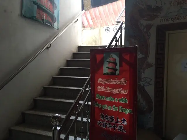 ナコンパトム ワットサームプラーン 階段