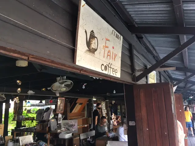 クローンバーンルアン水上市場 コーヒー屋