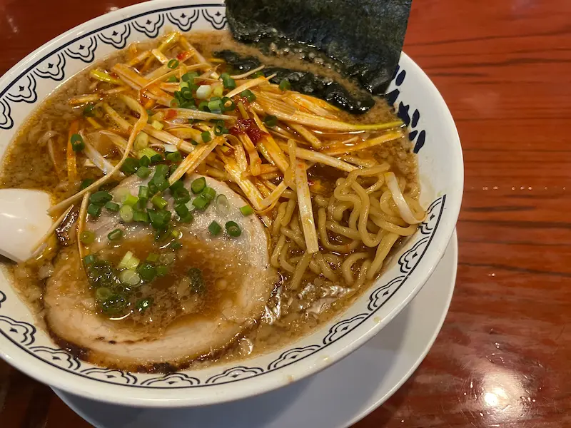ばんからラーメンの麺