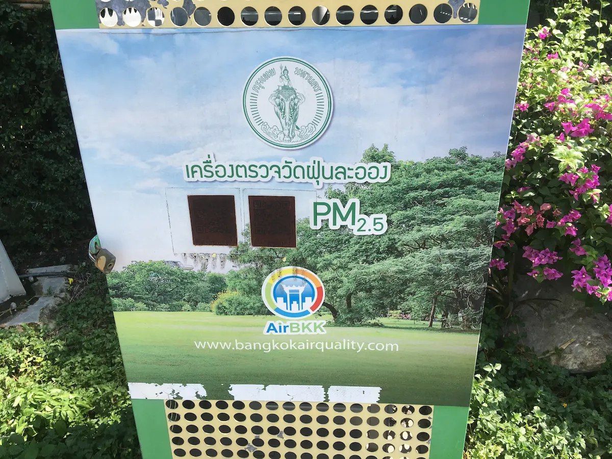 バンコクのAQI（PM2.5）